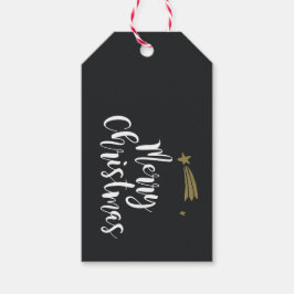 Presente Tarjeta Etiqueta para Regalo Merry Christmas Star