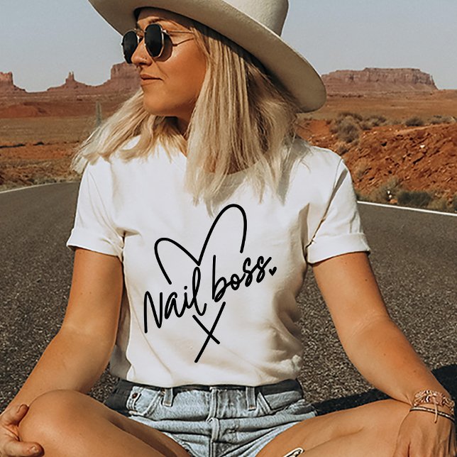 Presente técnico de camisa do chefe de unha (manicure expert tee, nail technician top)