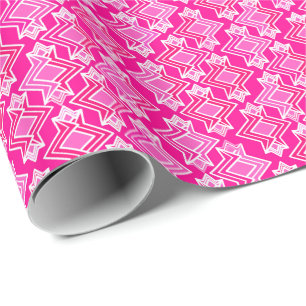 Presente Teste padrão do papel de parede do art deco, rosa
