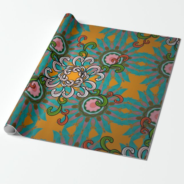 Presente Textura de fundo, papel de parede, tema floral em  (Desenrolado)