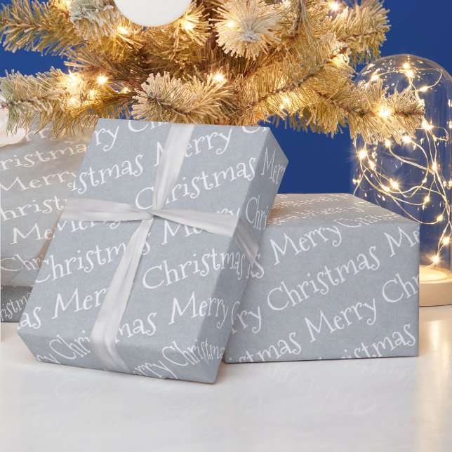 Presente Textura de papel do White Felry Christmas Kraft  (Feriados)