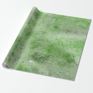 Presente Texturas de cor aquosa verde e papel de tinta em b