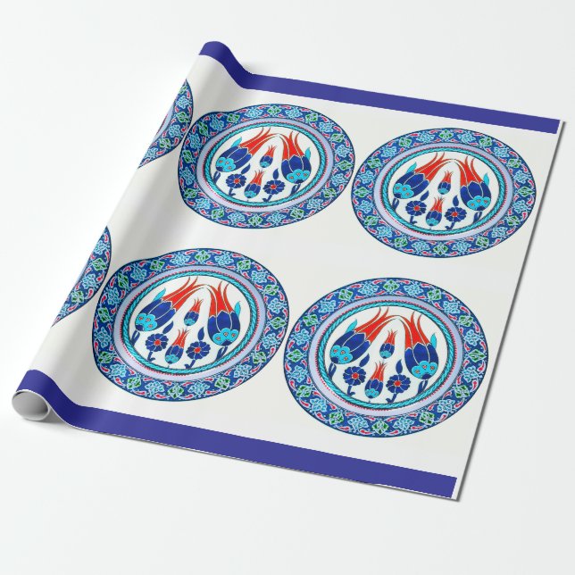 Presente Ttulipa de papel de enrolamento de matriz (Desenrolado)