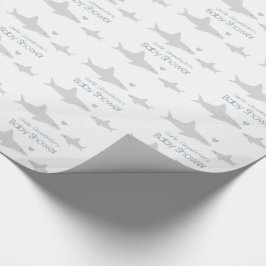 Presente Tubarões bonitos com palavras | Papel de enrolamen