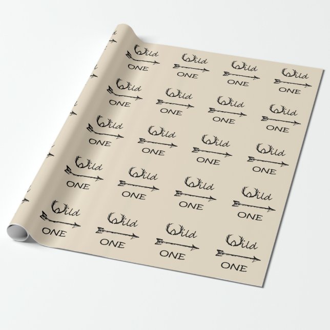 Presente Um papel de envolvimento selvagem (Desenrolado)