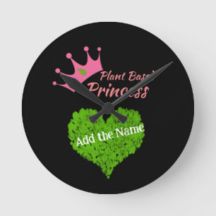 Presente Vegan Personalizado de Relógio de Parede 