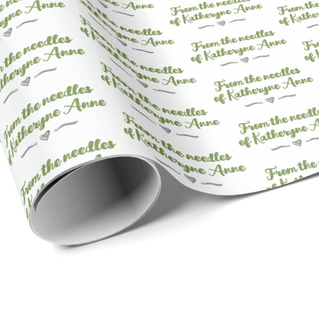 Presente Verde Oleícola Das Agulhas De Papel De Embalagem (Ponta do rolo)