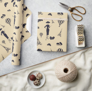 Presente Vintage clássico 50" papel de envolvimento da