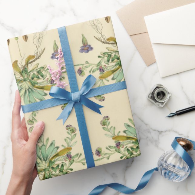 Presente Vintage Esqueça-me de Não Enrolar Papel (Presentear)