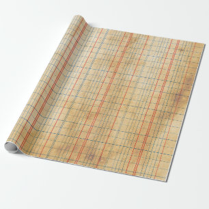 Presente Vintage Ledger Paper Grunge (Grunagem de Papel do 