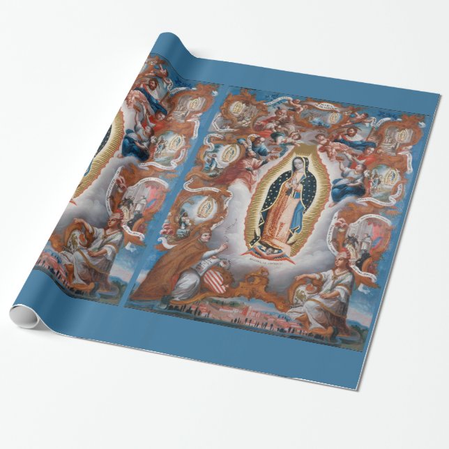 Presente "Virgin papel de envolvimento de Guadalupe" (Desenrolado)