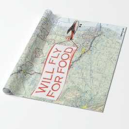 Presente Voará para papel de ondulação de Comida