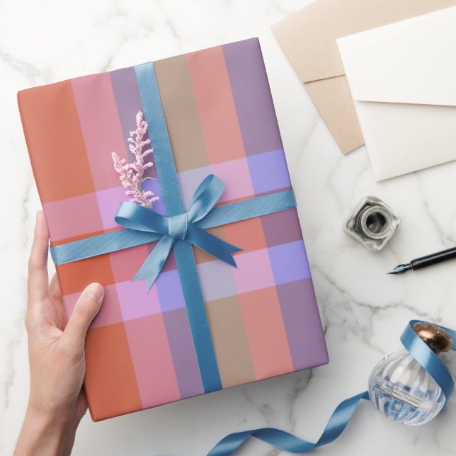 Presente Xadrez pequena - 06 de junho - Papel de enrolament (Presentear)