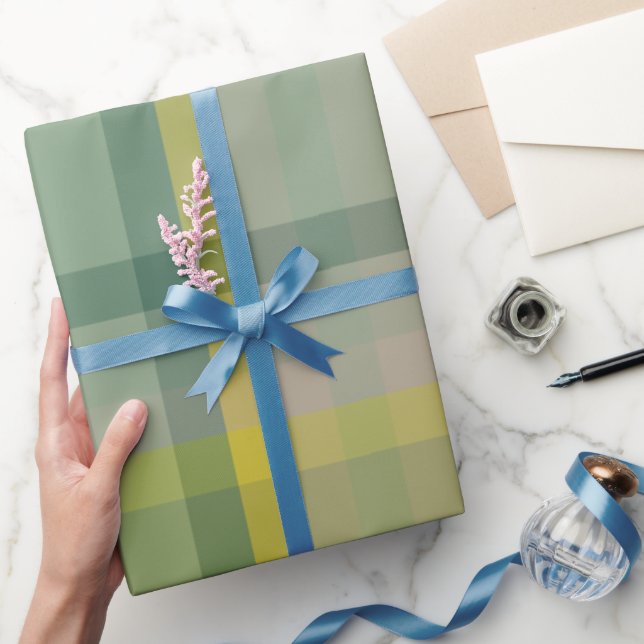 Presente Xadrez pequena - 3 de março - Papel de enrolamento (Presentear)