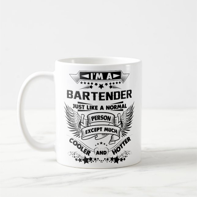 Presentes Bartending das canecas de café da caneca (Esquerda)
