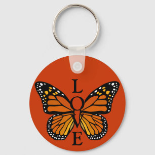 Presentes da borboleta do chaveiro do amor da