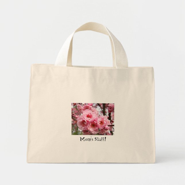 Presentes da Mamãe! Bolsa de mão Pink Tree Blossom (Frente)