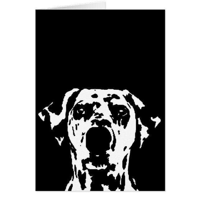 Presentes Dalmatian - cartão (Frente)