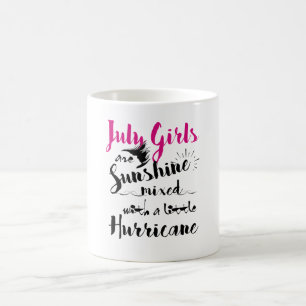 Presentes das canecas das meninas de julho para