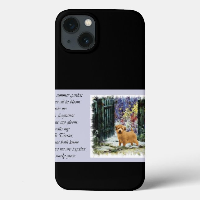 Presentes de Arte Norfolk Terrier (Verso)