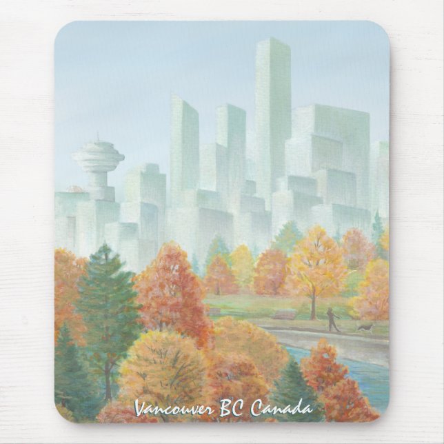 Presentes de Arte Vancouver Mousepad Souvenir Vanc (Frente)