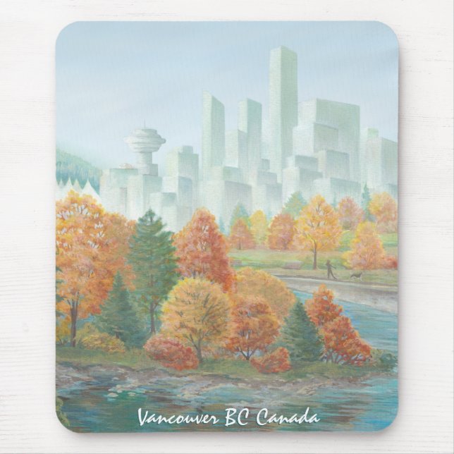 Presentes de Arte Vancouver Mousepad Souvenir Vanc (Frente)