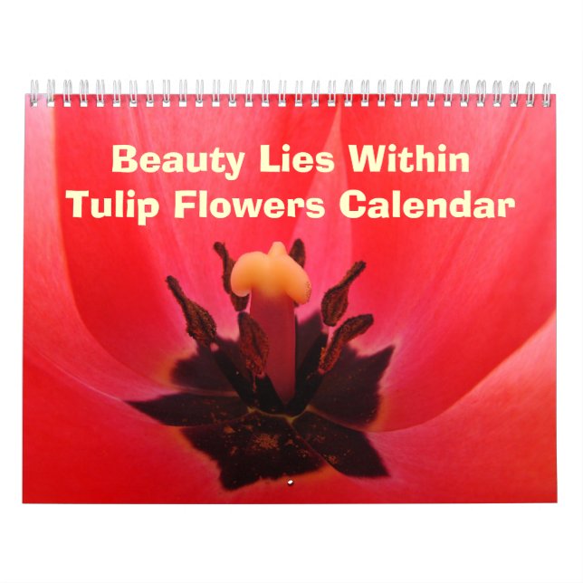 Presentes de Calendário Flores de Tulipa A Beleza  (Capa)