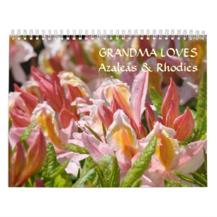 PRESENtes DE CALENDÁRIO VOVÓ AMA Azaleas & Rhodies