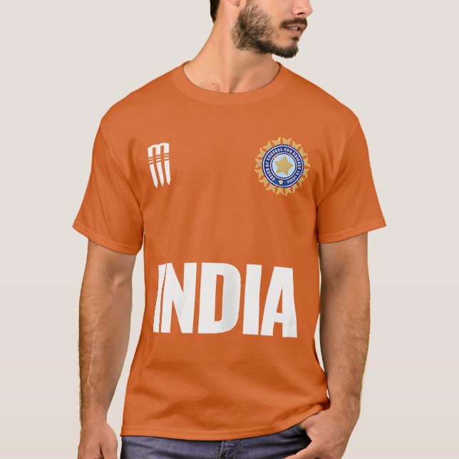 Presentes de Camisa de Críquete da Índia para Fãs  (Frente)