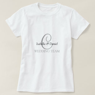 Presentes de Camisa Monograma de Casamento