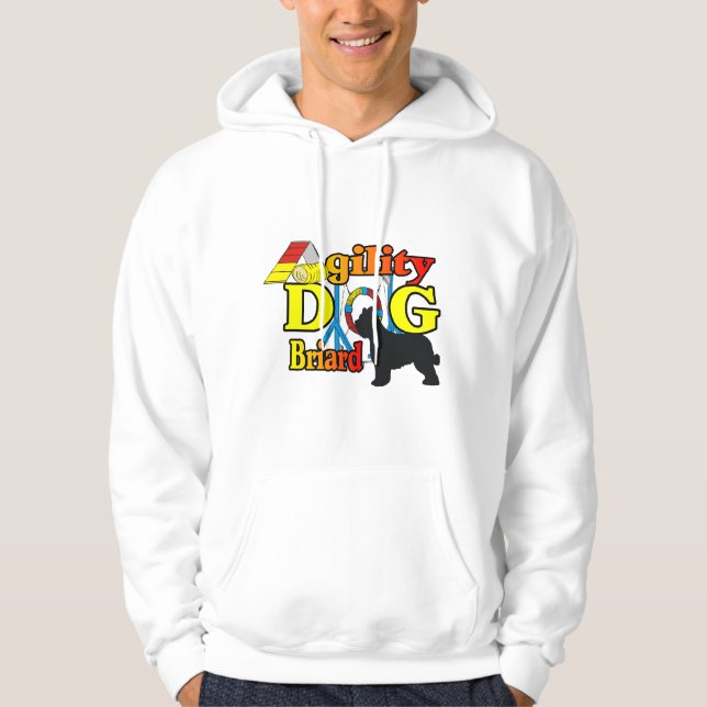 Presentes de Camisas de Agilidade Briard (Frente)