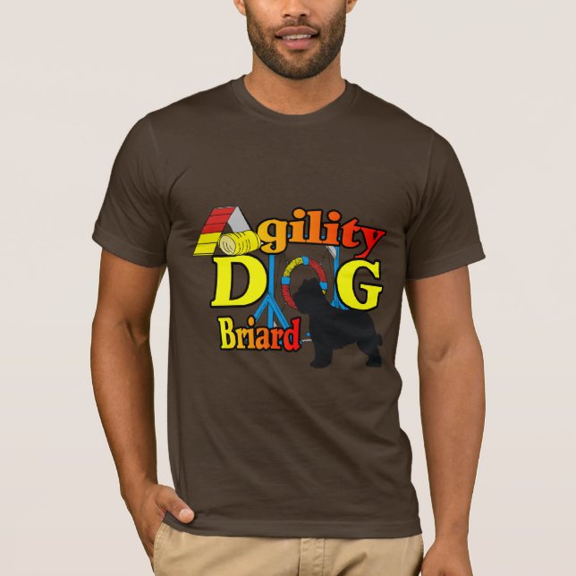 Presentes de Camisas de Agilidade Briard (Frente)