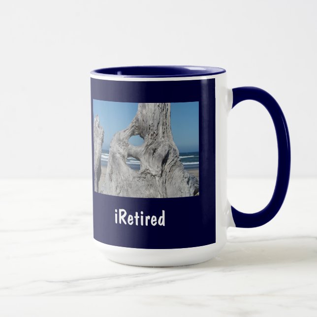 Presentes de caneca de café iRetireded Madeira de  (Direita)
