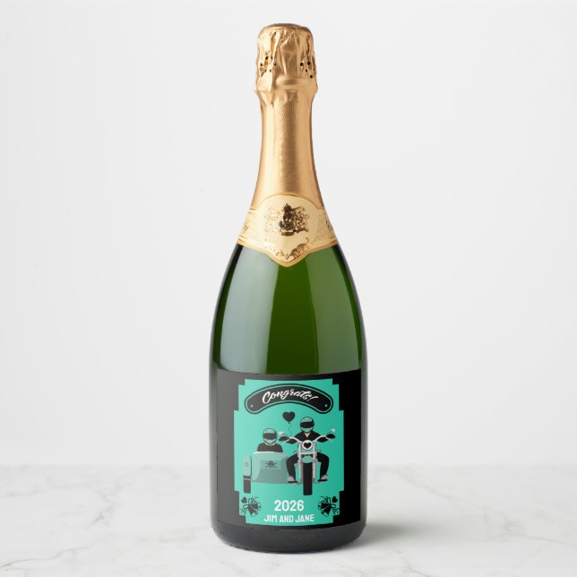 Presentes De Casamento De Motocicletas Para Casal (Frente)