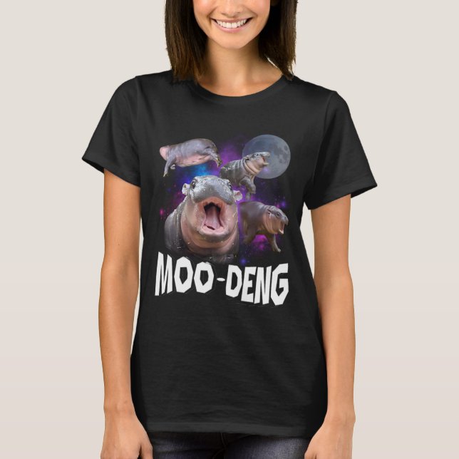 Presentes de Hippo, Camisa da Tailândia, Moo Deng (Frente)