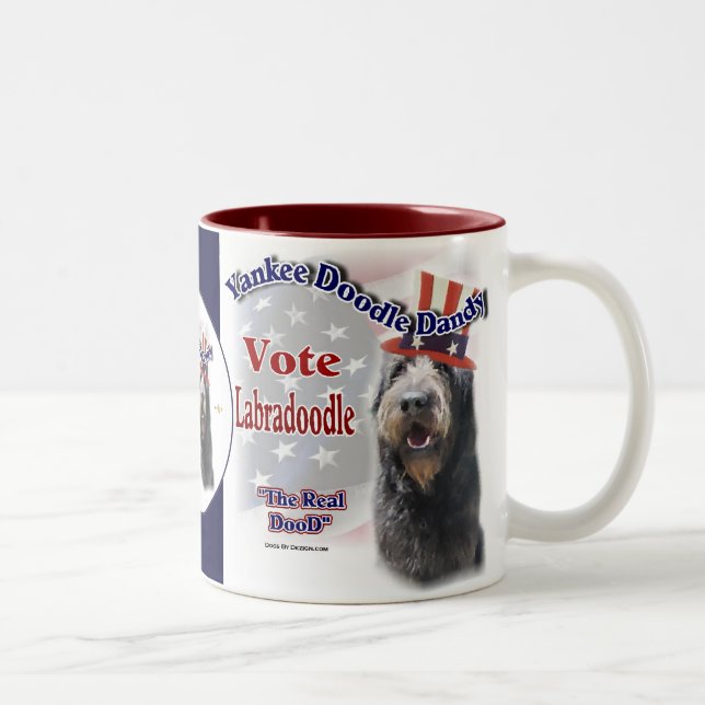 Presentes de Labradoodle, canecas do humor de (Direita)