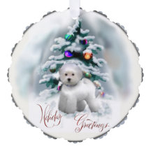 Presentes de Natal Bichon Frise