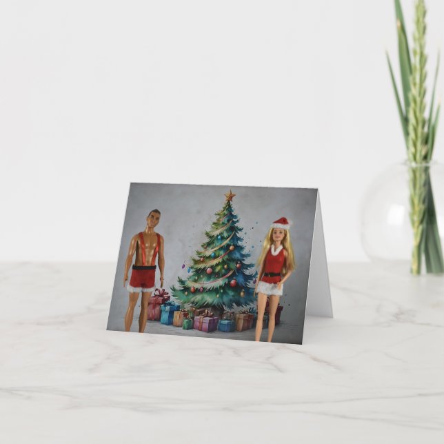 Presentes de Natal. Cartão de Natal (Frente)