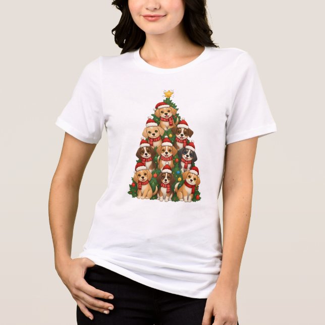 Presentes de Natal da Árvore de Natal de Cachorrin (Frente)