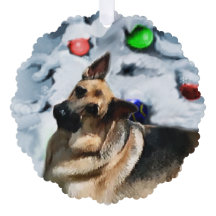 Presentes de Natal de german shepherd