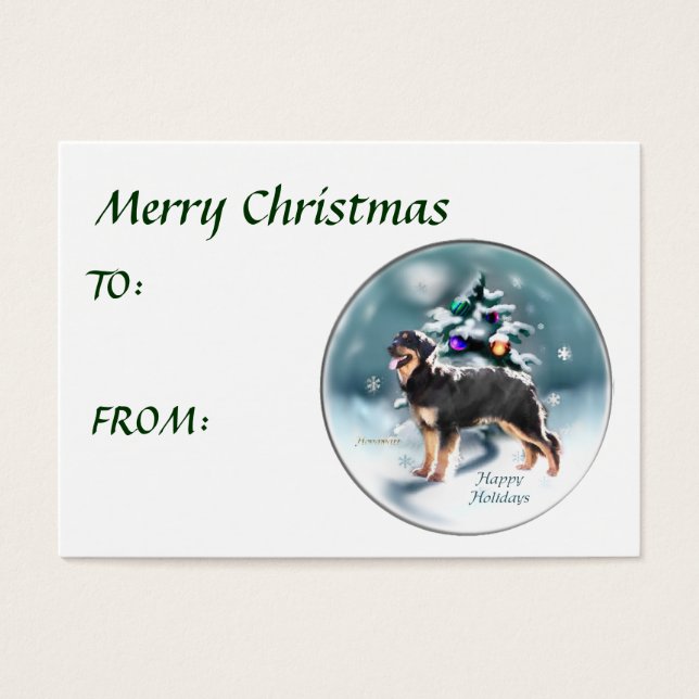 Presentes de Natal de Hovawart (Frente)