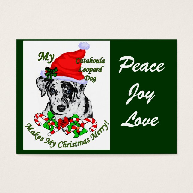 Presentes de Natal do Cão-Leopardo Catahoula (Frente)