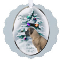 Presentes de Natal do Mastim Inglês Antigo