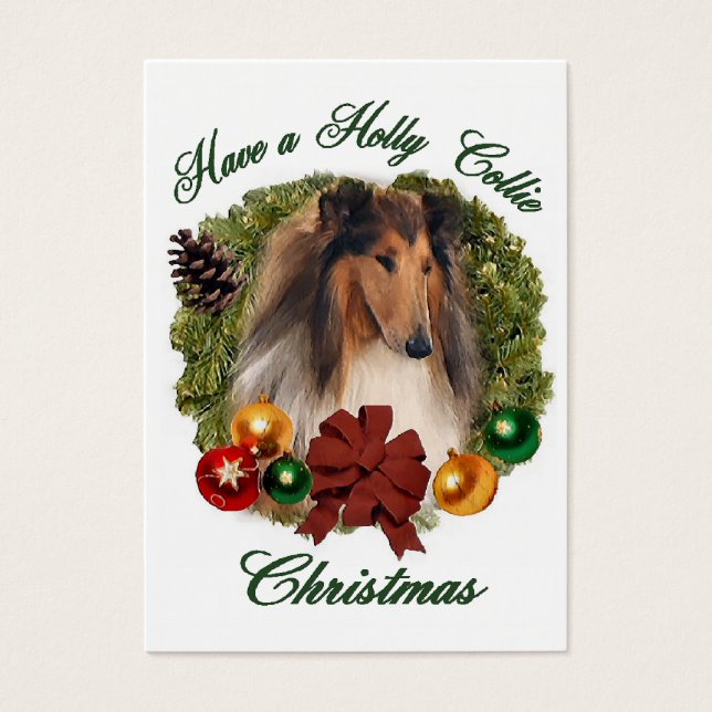 Presentes de Natal do Rough Collie (Frente)