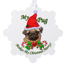 Presentes de Natal dos Pug Amantes