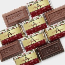 Presentes de Natal e Monograma Dourado