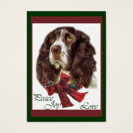 Presentes de Natal Ingleses do Springer Spaniel