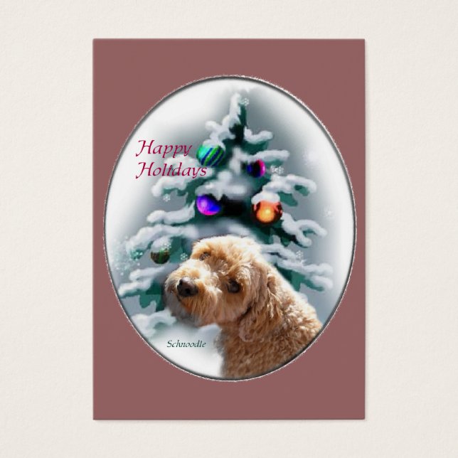 Presentes de Natal para Schnoodle (Frente)