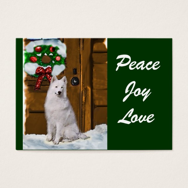 Presentes de Natal Samoyed (Frente)