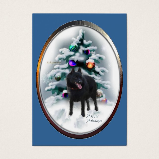 Presentes de Natal Schipperke (Frente)